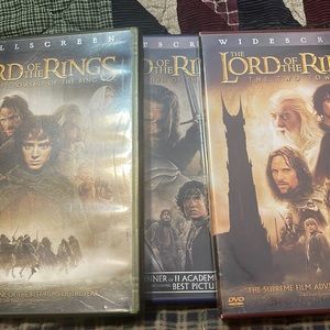 The lord of the rings lot movies dvds great condition no scratches